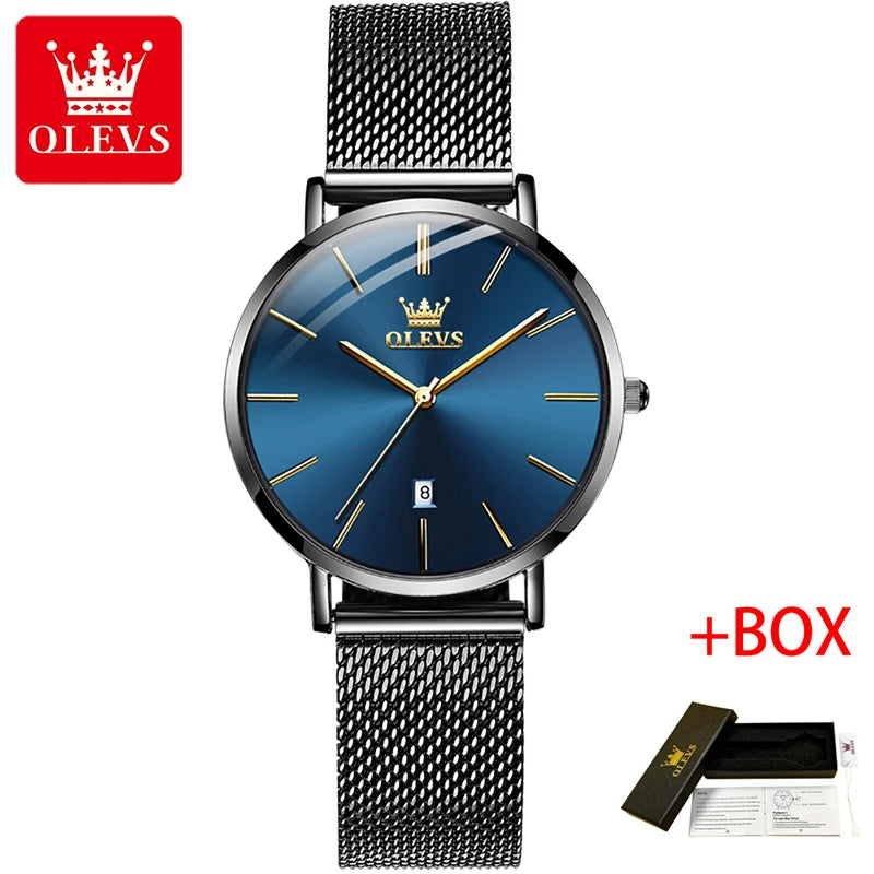OLEVS Fashion Ultra Thin Womens Watches - Olevs - Embellish Gold Jewelry & Diamond