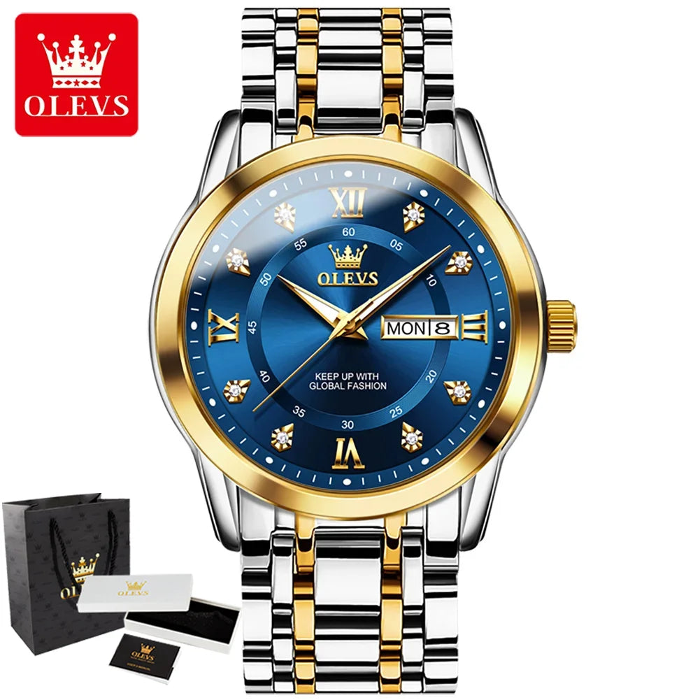 OLEVS 5513 Man Watch - Olevs - Embellish Gold Jewelry & Diamond