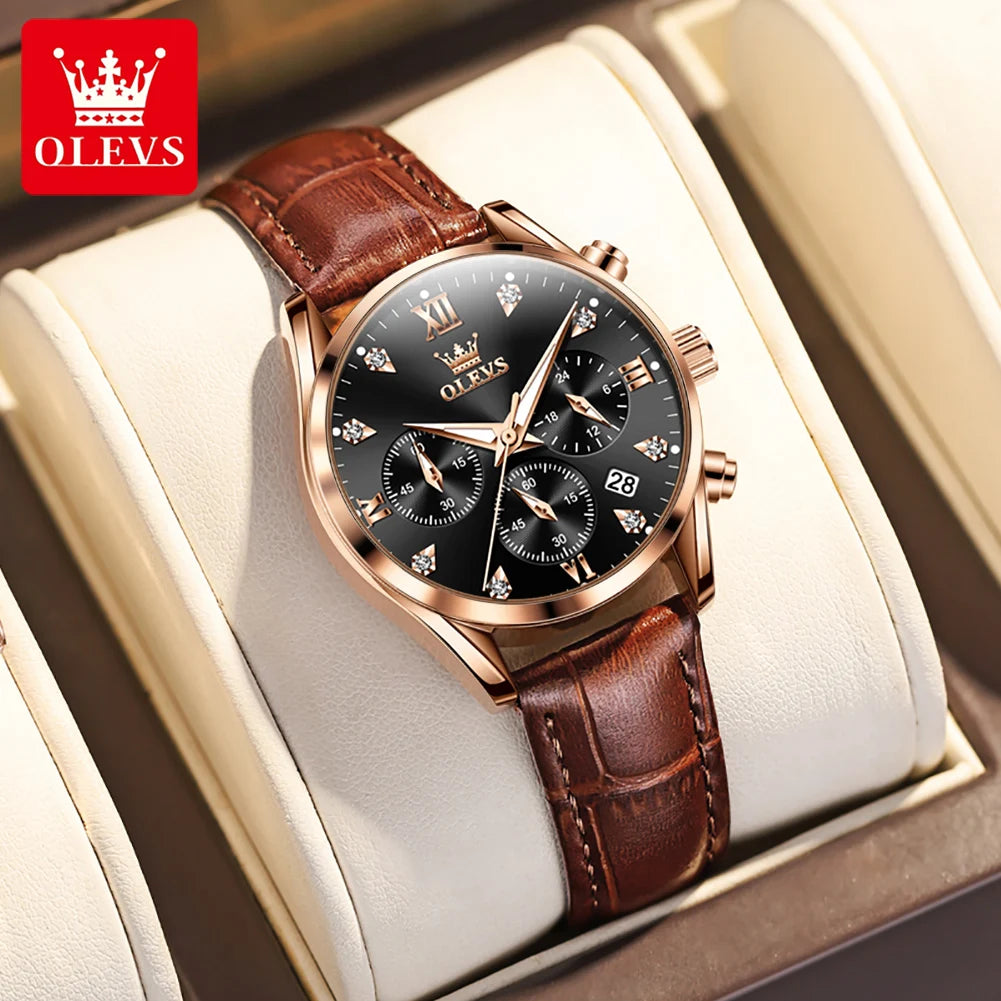 OLEVS 5523 Original Brand Women's Watches - Olevs - Embellish Gold Jewelry & Diamond