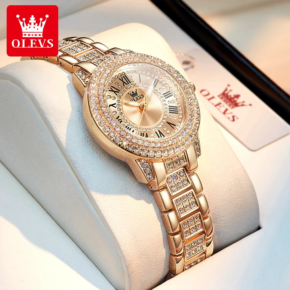 OLEVS Quartz Women's Watch - Olevs - Embellish Gold Jewelry & Diamond