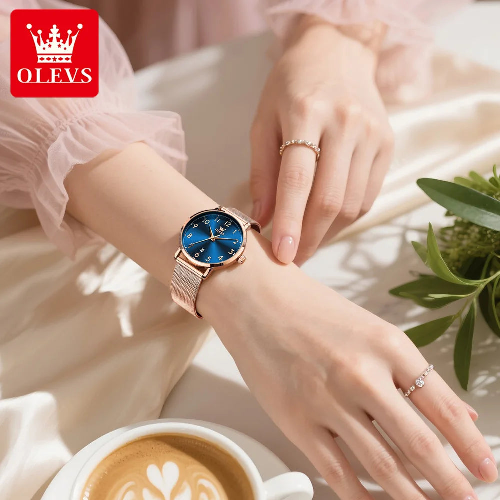 OLEVS 5653 Woman Watches - Olevs - Embellish Gold Jewelry & Diamond