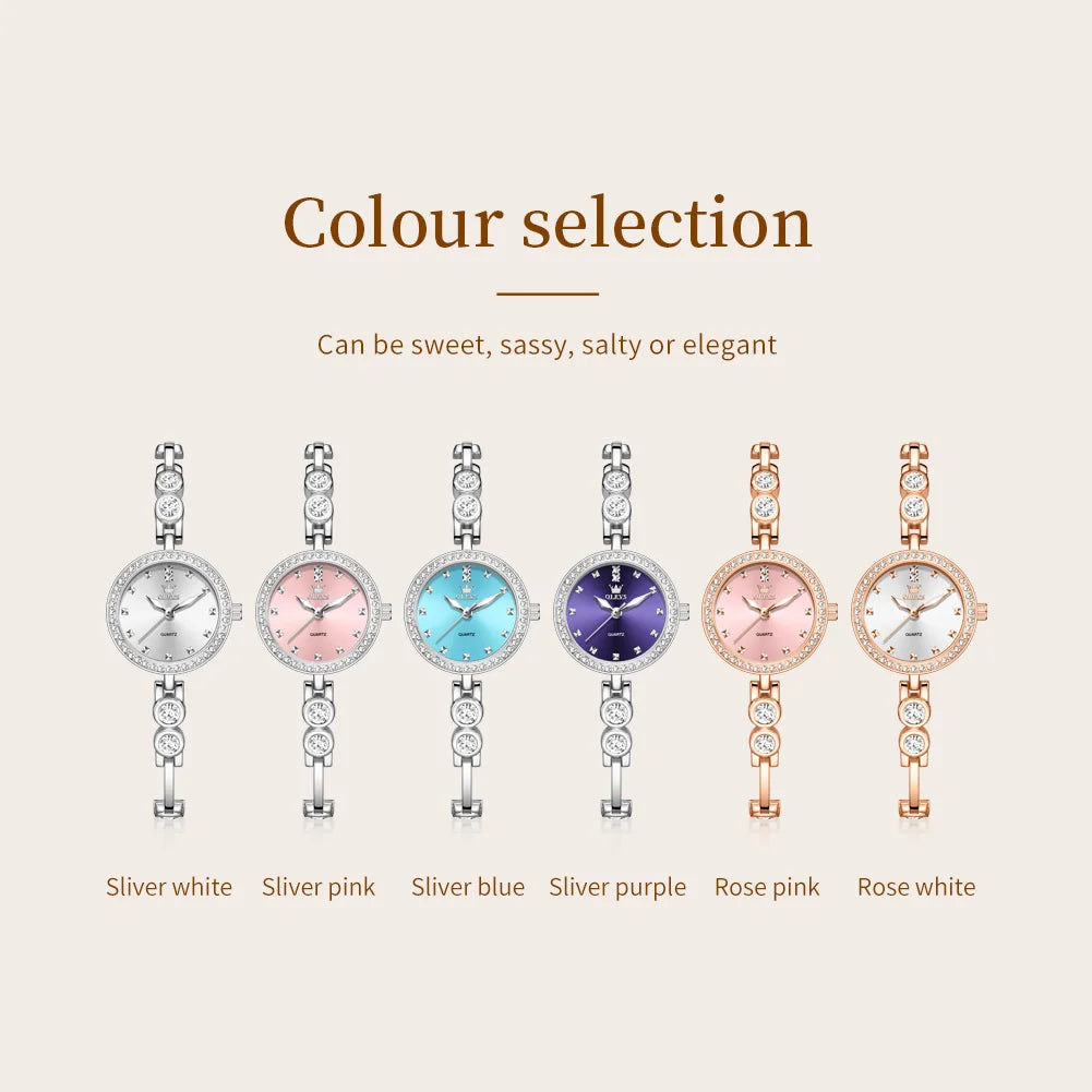 OLEVS Brand fashion luxury women's - Olevs - Embellish Gold Jewelry & Diamond
