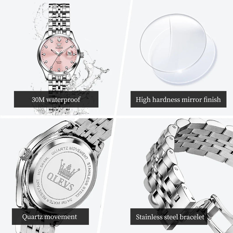 OLEVS Women's Watches 5649L - Olevs - Embellish Gold Jewelry & Diamond