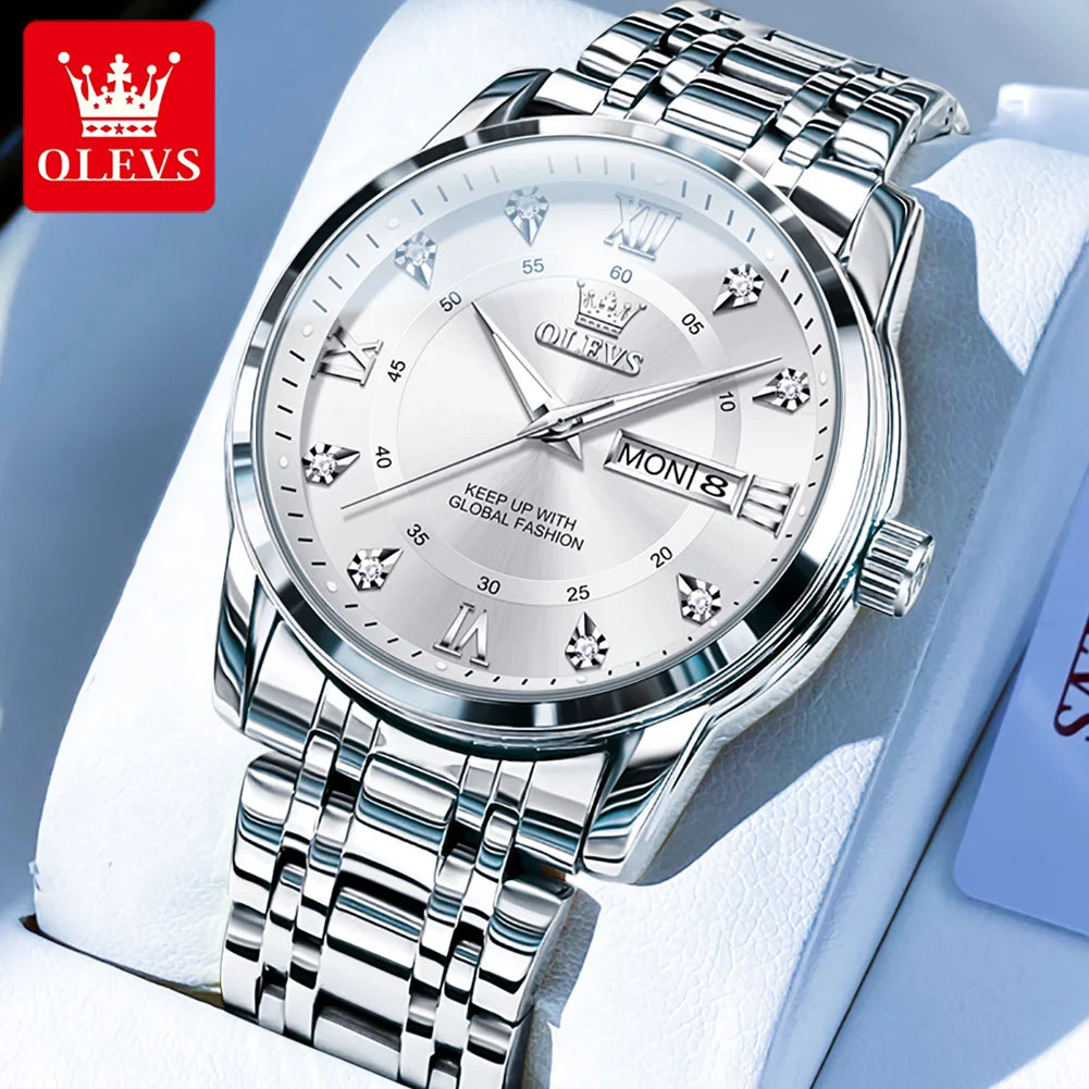 OLEVS 5513 Man Watch - Olevs - Embellish Gold Jewelry & Diamond