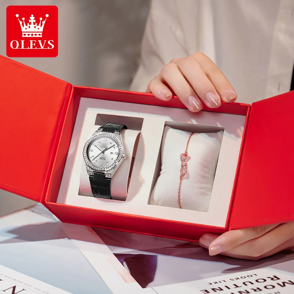 OLEVS Original Women's Watches - Olevs - Embellish Gold Jewelry & Diamond