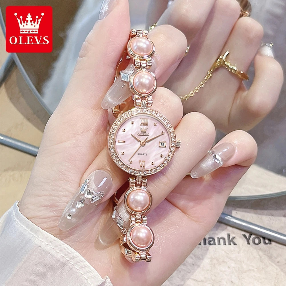 OLEVS Fashion Luxury Women's Watches - Olevs - Embellish Gold Jewelry & Diamond