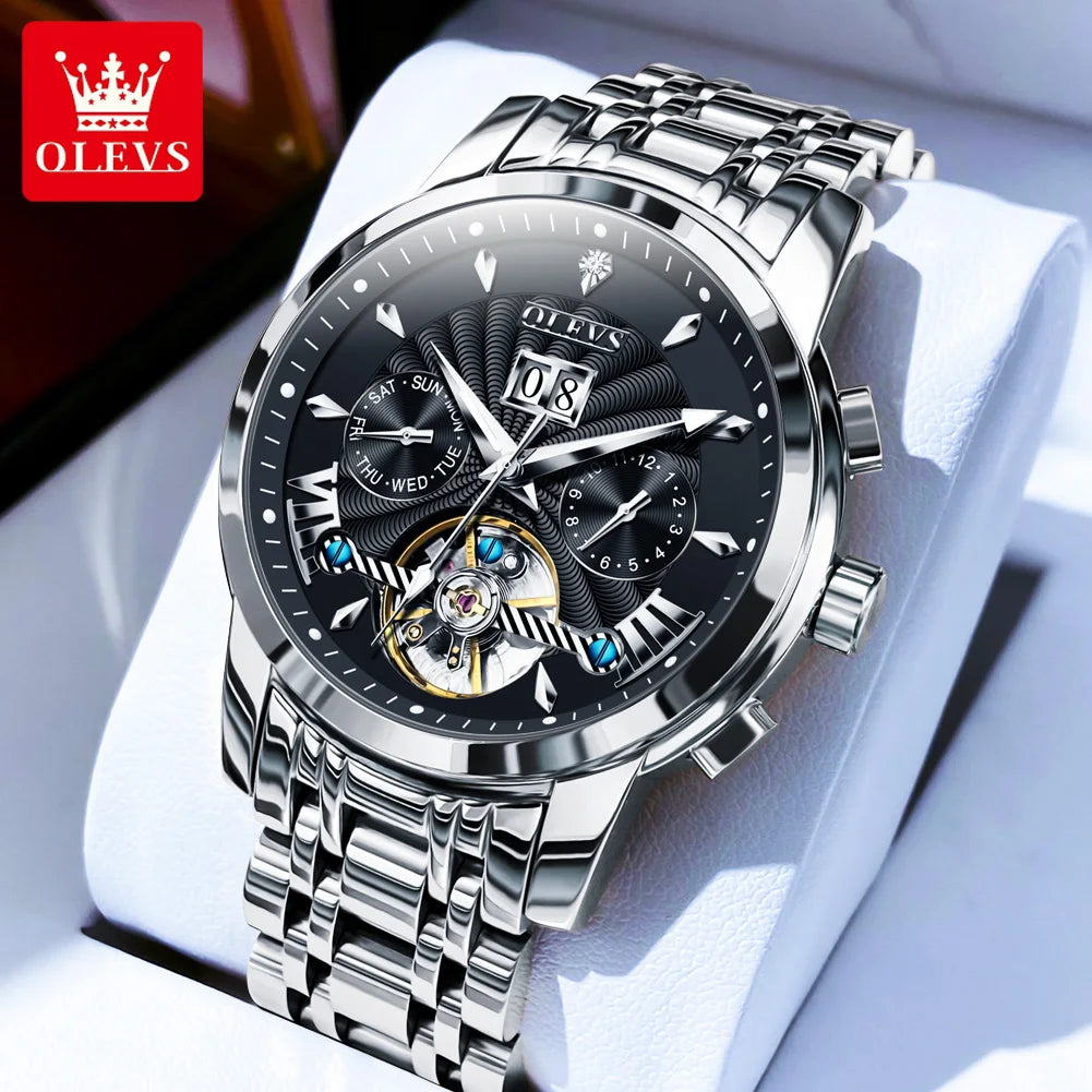 OLEVS Men Watches - Festive Collection - Embellish Gold Jewelry & Diamond