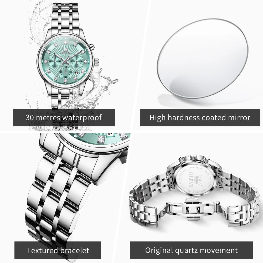 OLEVS Womens Watches - Olevs - Embellish Gold Jewelry & Diamond