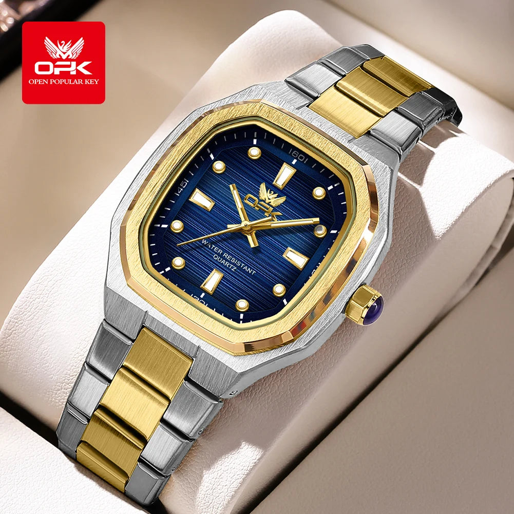 OPK 6044 Original Men Watches - Olevs - Embellish Gold Jewelry & Diamond