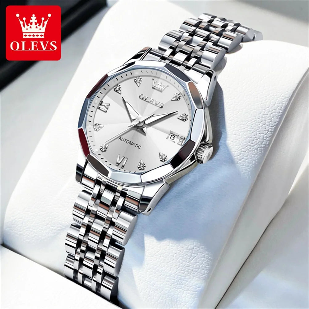 OLEVS Women's Watches - Festive Collection - Embellish Gold Jewelry & Diamond