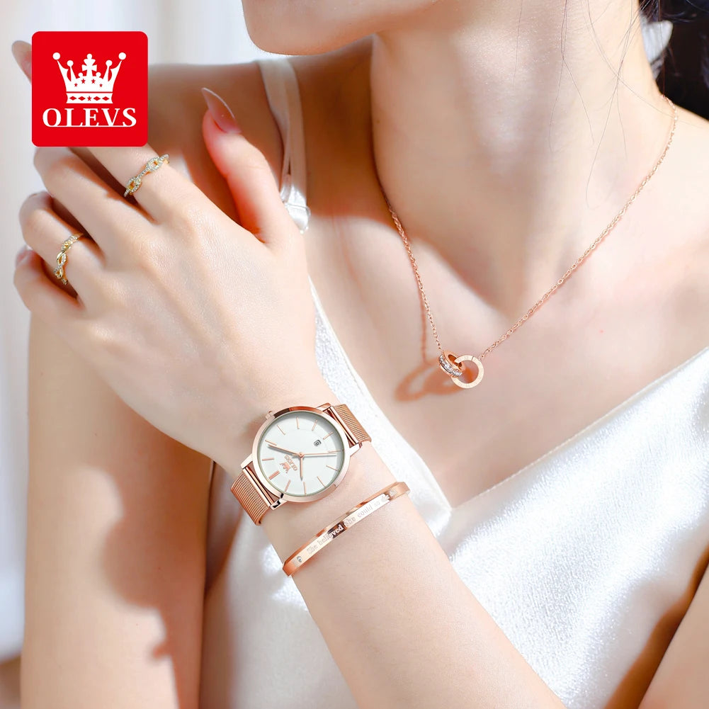 OLEVS Woman Watch 5869 - Olevs - Embellish Gold Jewelry & Diamond