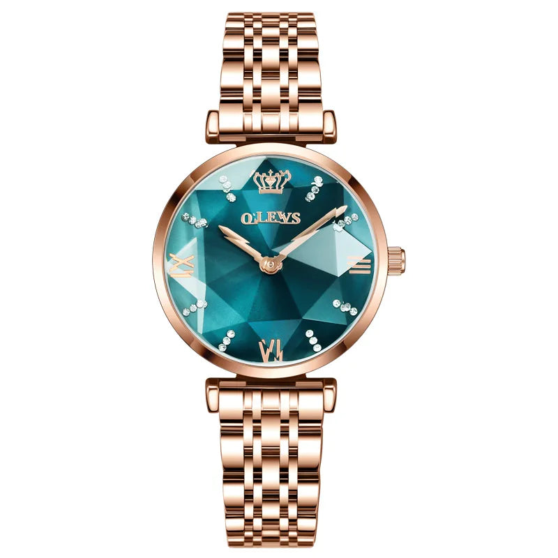 OLEVS New Women Luxury Jewel Quartz Watches - Olevs - Embellish Gold Jewelry & Diamond