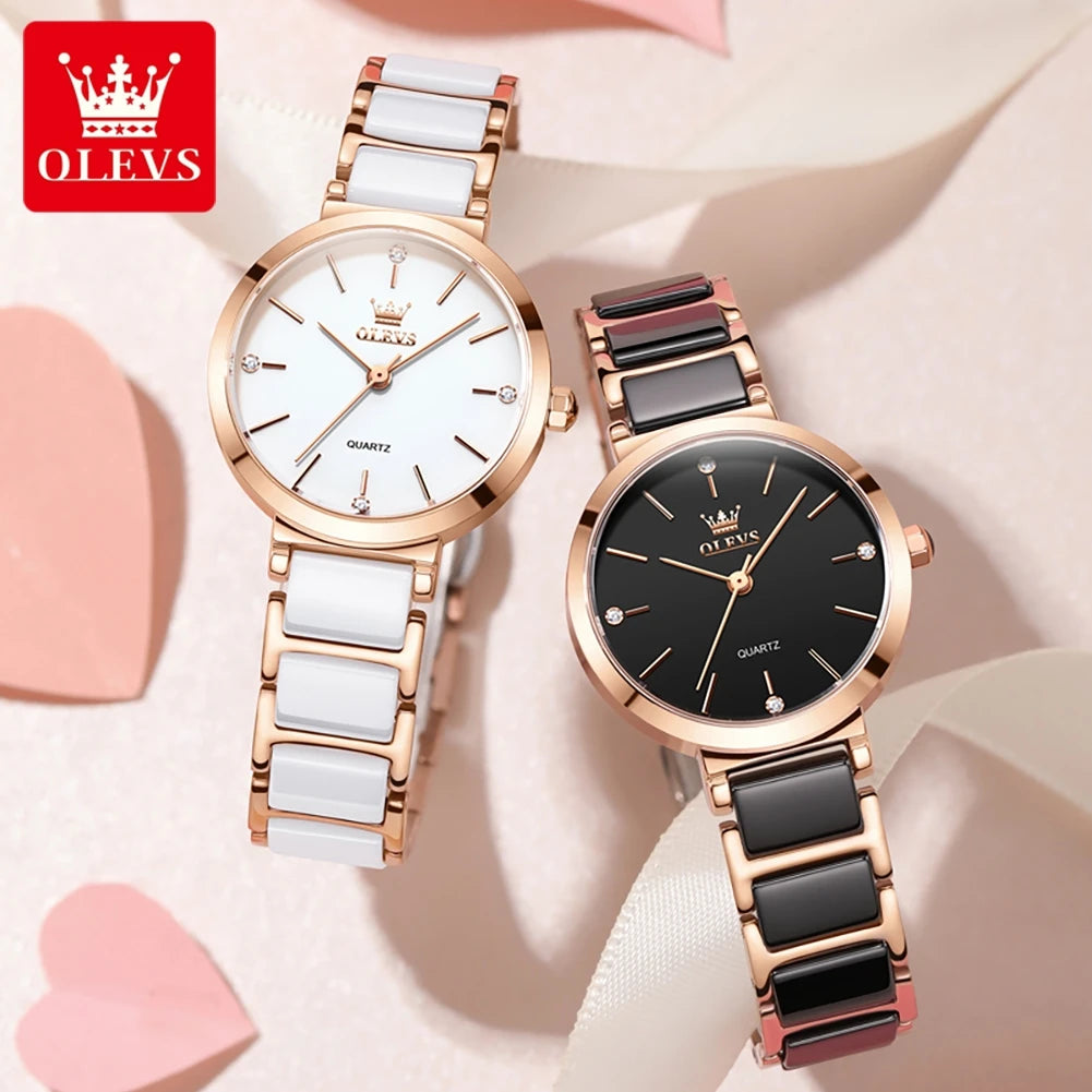 OLEVS Women Watch 5877 - Olevs - Embellish Gold Jewelry & Diamond
