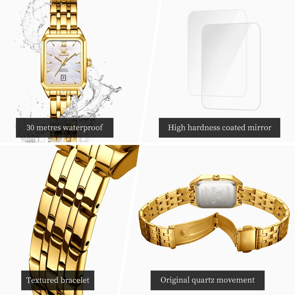 OLEVS 5616 New Quartz Watch for Women - Olevs - Embellish Gold Jewelry & Diamond