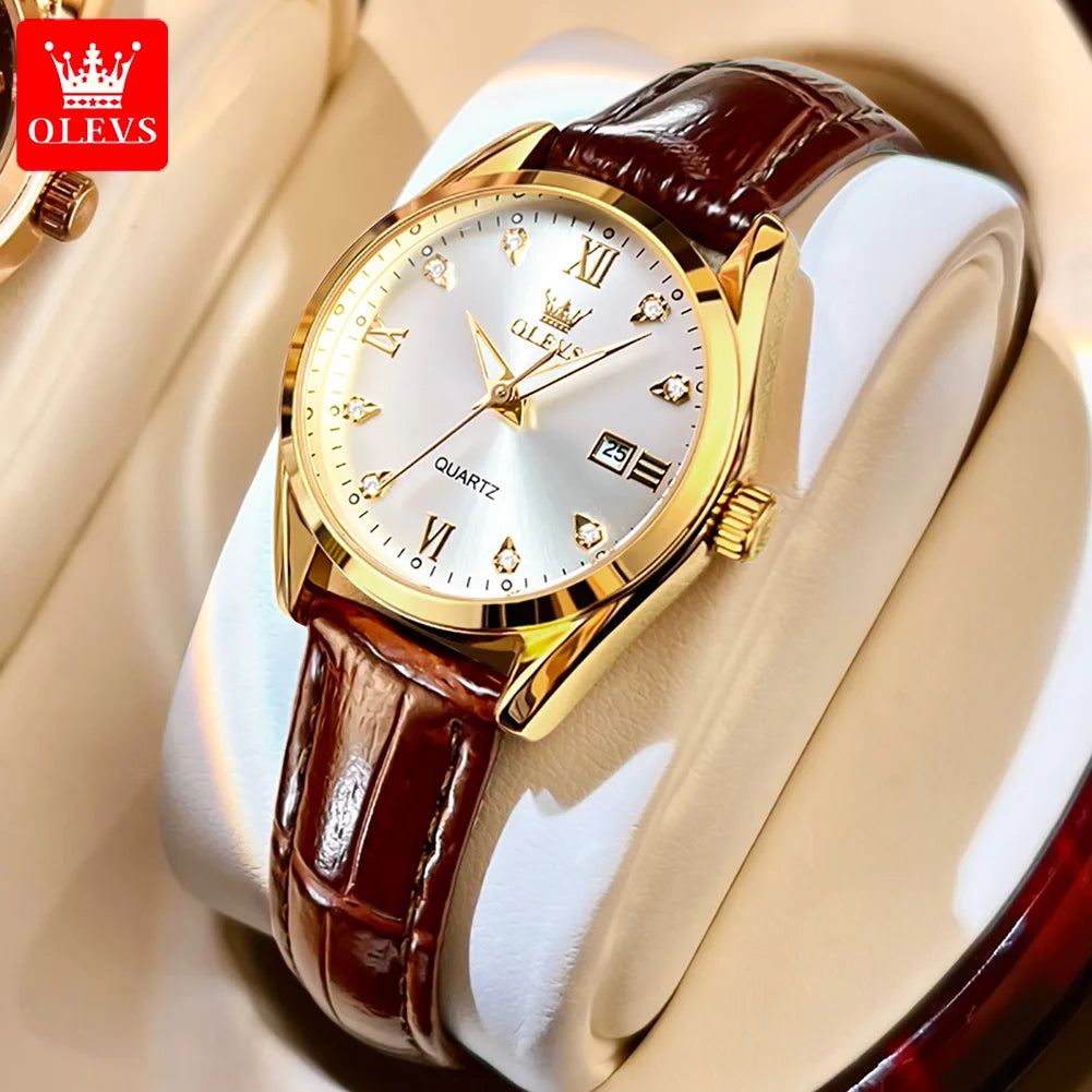 OLEVS Casual Luxury Women's Watches - Olevs - Embellish Gold Jewelry & Diamond