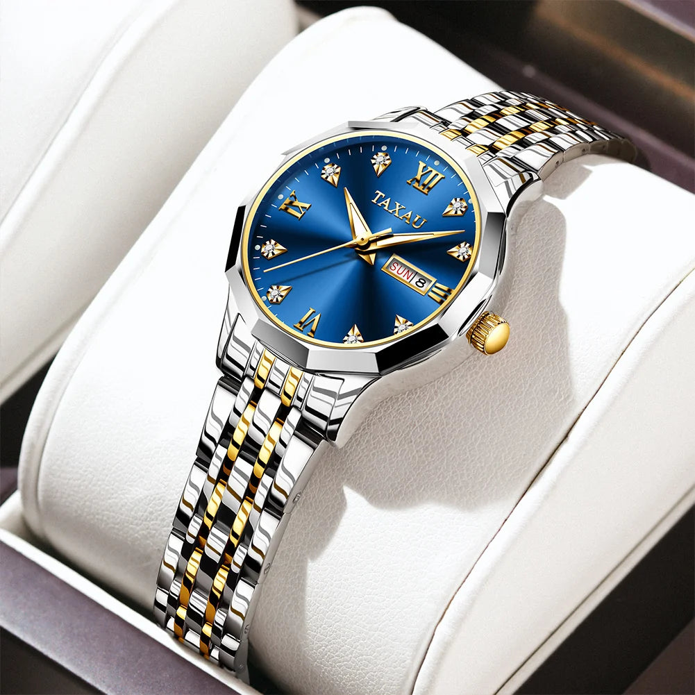 OLEVS Fashion Golden Watch for Women - Olevs - Embellish Gold Jewelry & Diamond