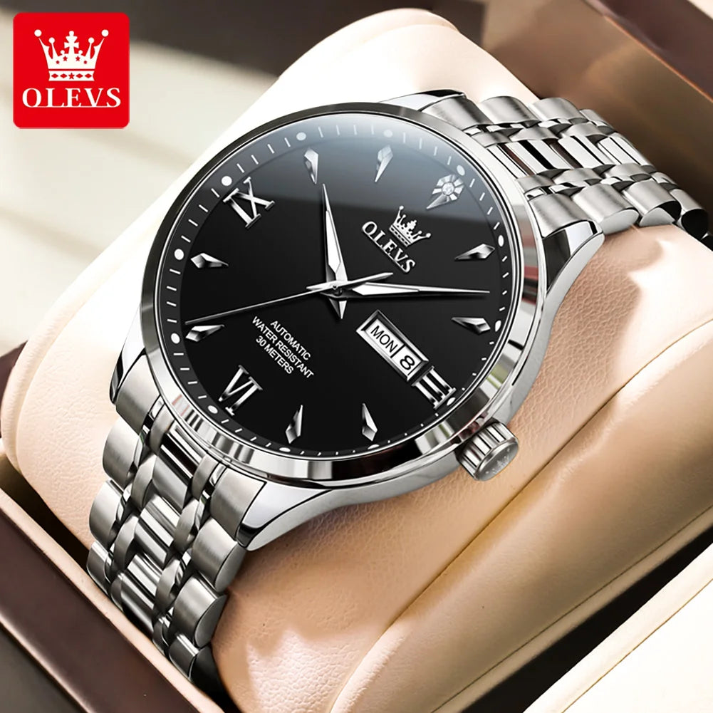 OLEVS Men Watches - Festive Collection - Embellish Gold Jewelry & Diamond
