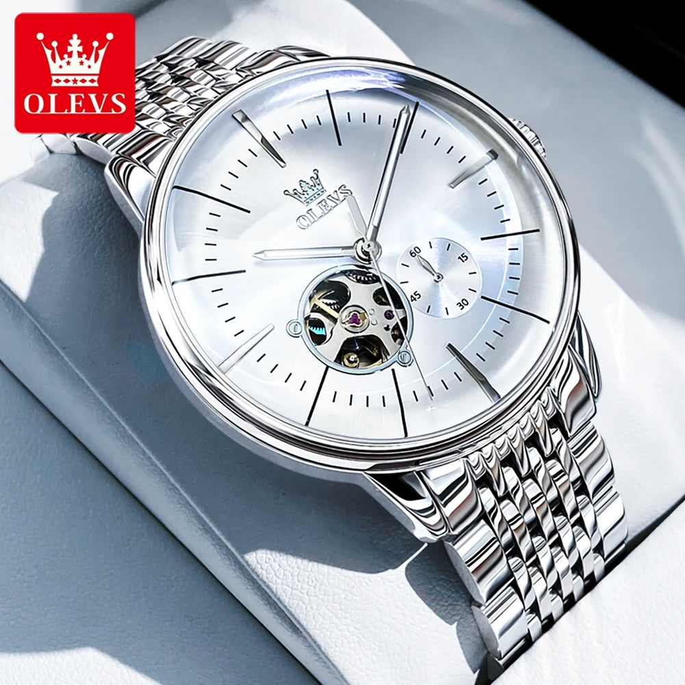 OLEVS Casual Fashion Men's Watches - Festive Collection - Embellish Gold Jewelry & Diamond