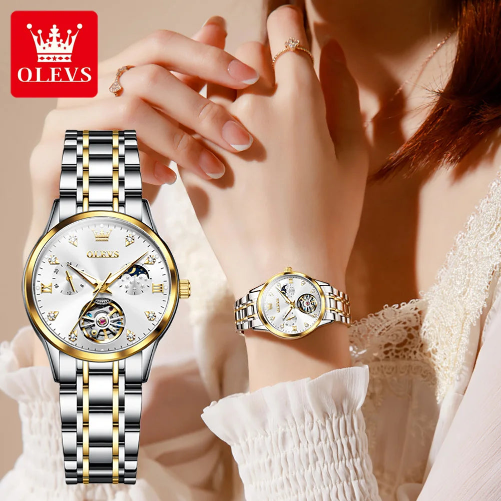 OLEVS 6608 Womens Watch - Olevs - Embellish Gold Jewelry & Diamond
