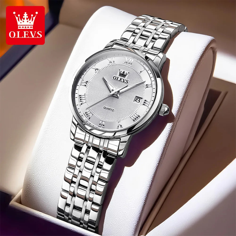 OLEVS 5611 Original Quartz Watch for Ladies - Olevs - Embellish Gold Jewelry & Diamond