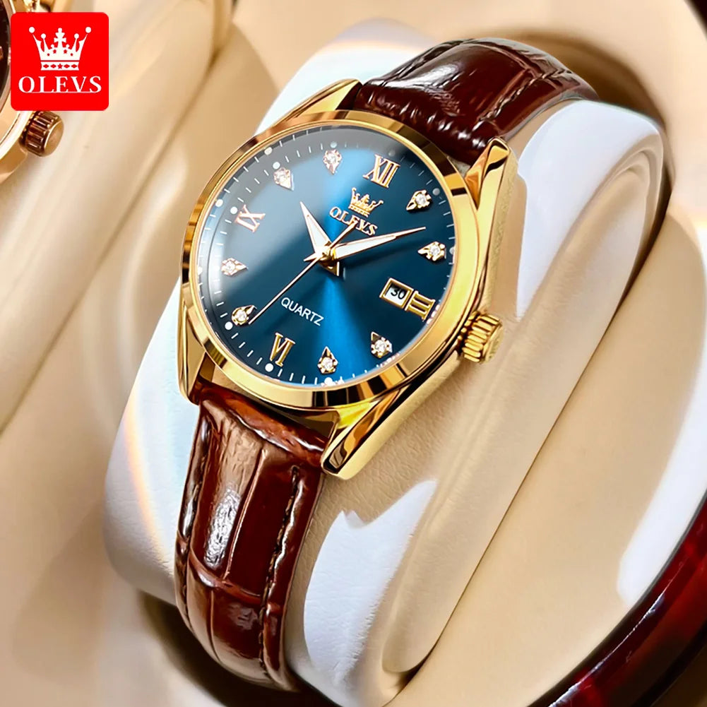 OLEVS Casual Luxury Women's Watches - Olevs - Embellish Gold Jewelry & Diamond