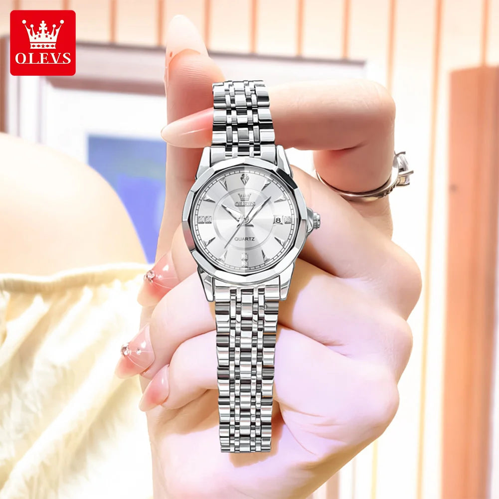 OLEVS 9977 Women Watch - Olevs - Embellish Gold Jewelry & Diamond