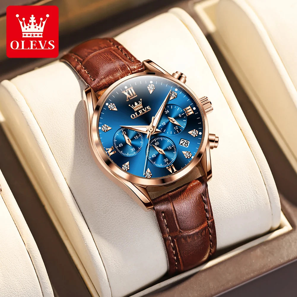 OLEVS 5523 Original Brand Women's Watches - Olevs - Embellish Gold Jewelry & Diamond