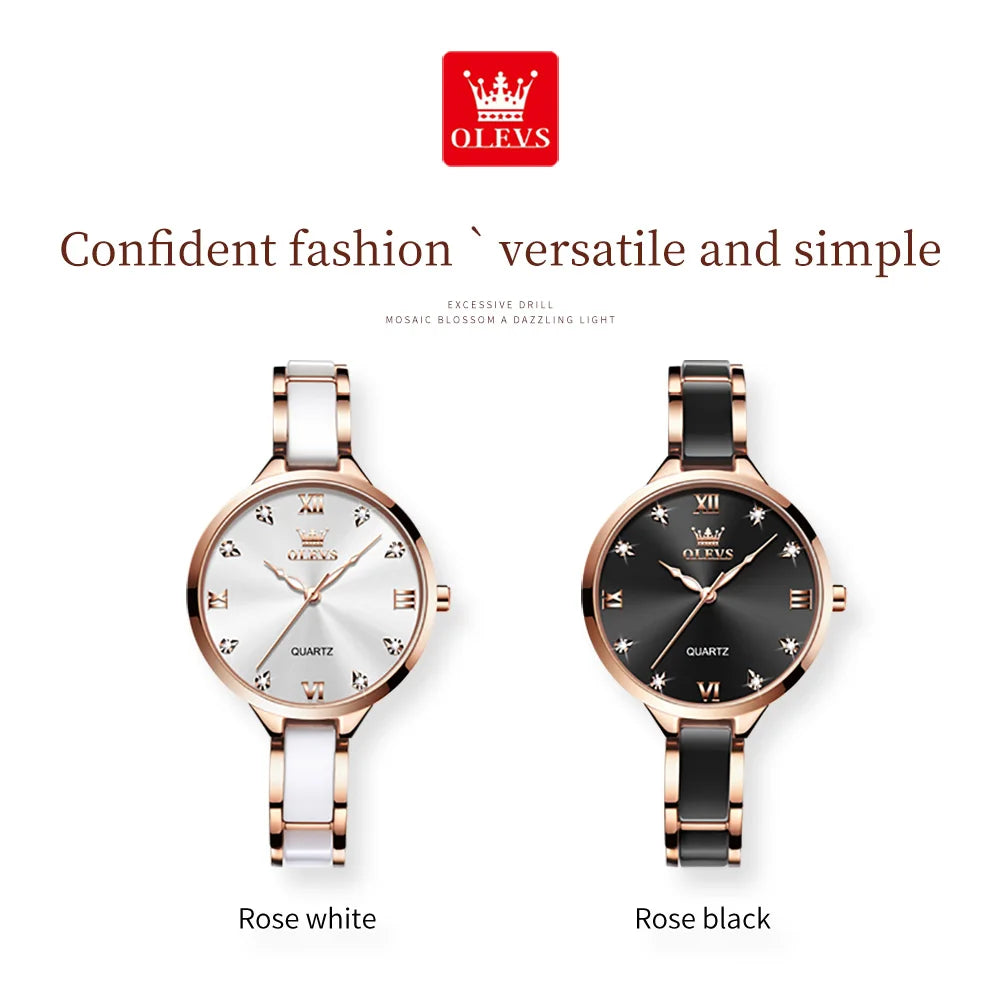 OLEVS 5872 Women Watches - Olevs - Embellish Gold Jewelry & Diamond