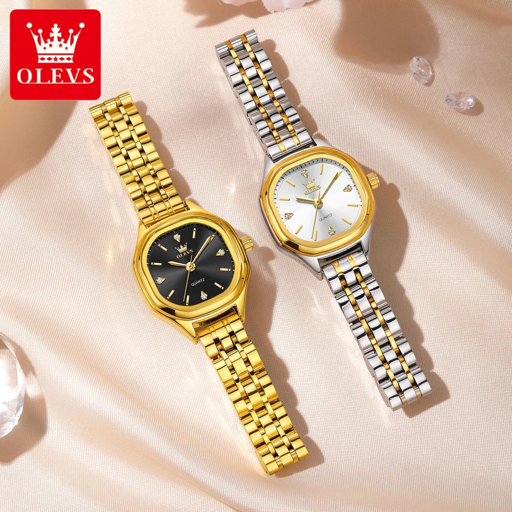 OLEVS 5888 Ladies Watches - Festive Collection - Embellish Gold Jewelry & Diamond