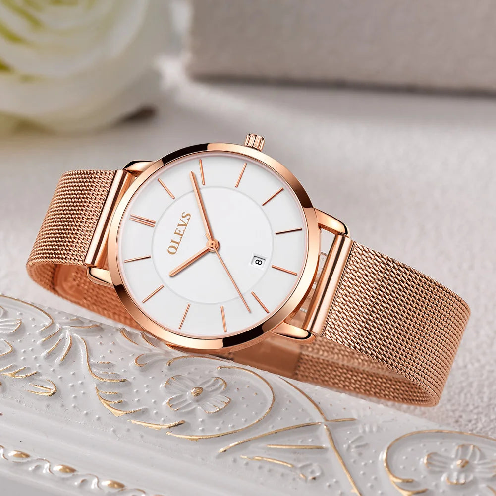 OLEVS Watches For Women - Olevs - Embellish Gold Jewelry & Diamond