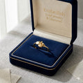 18k Gold 3 Leaf Ring