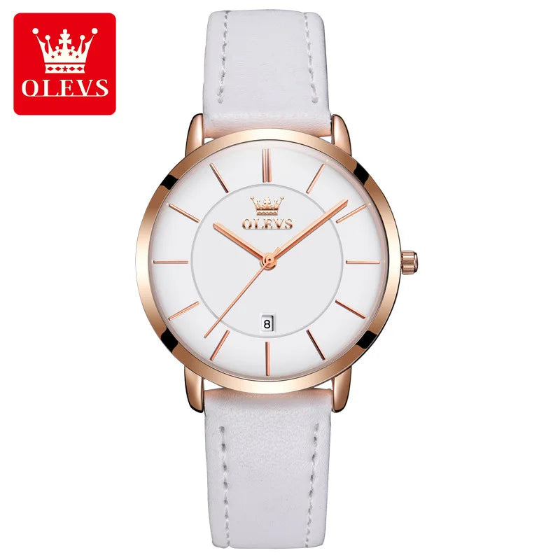 OLEVS Fashion Ultra Thin Womens Watches - Olevs - Embellish Gold Jewelry & Diamond