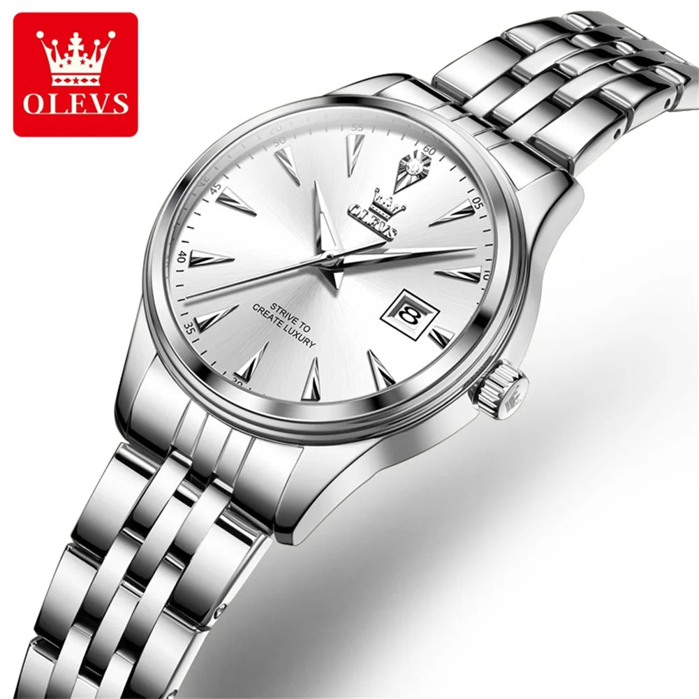 OLEVS Brand Fashion Quartz Watch Women - Olevs - Embellish Gold Jewelry & Diamond
