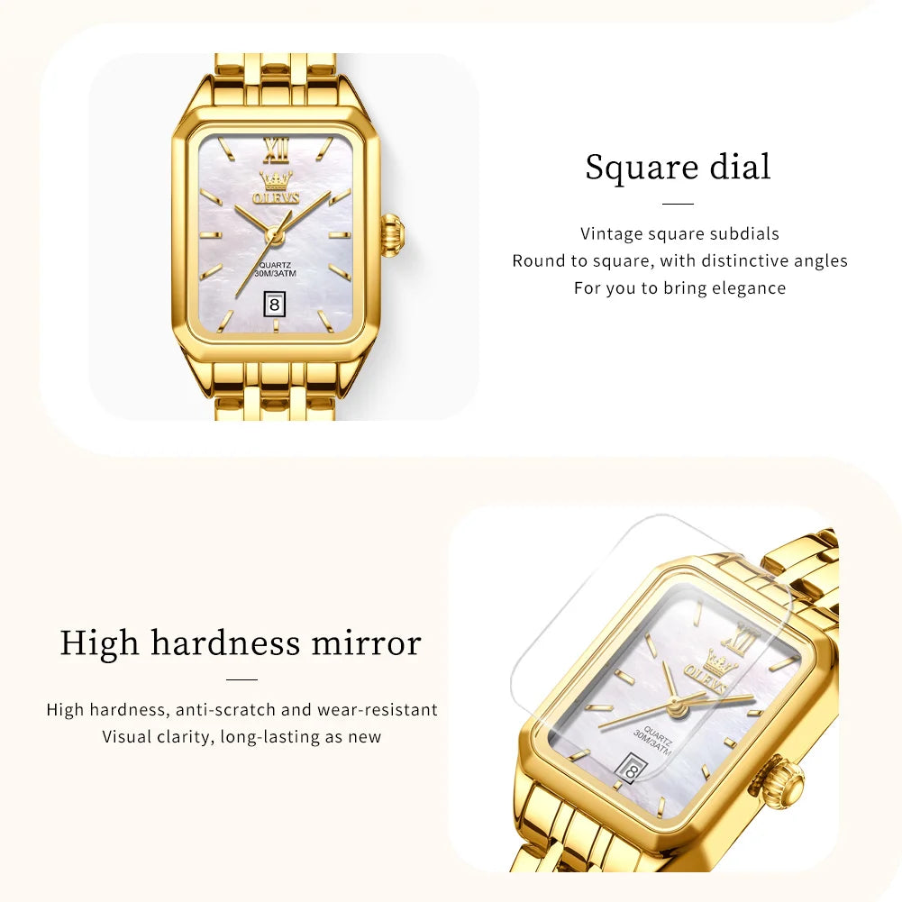 OLEVS Luxury Brands Women's Watches - Olevs - Embellish Gold Jewelry & Diamond