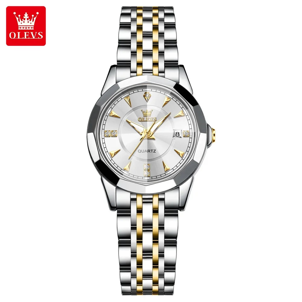 OLEVS 9977 Women's Quartz Watch - Olevs - Embellish Gold Jewelry & Diamond