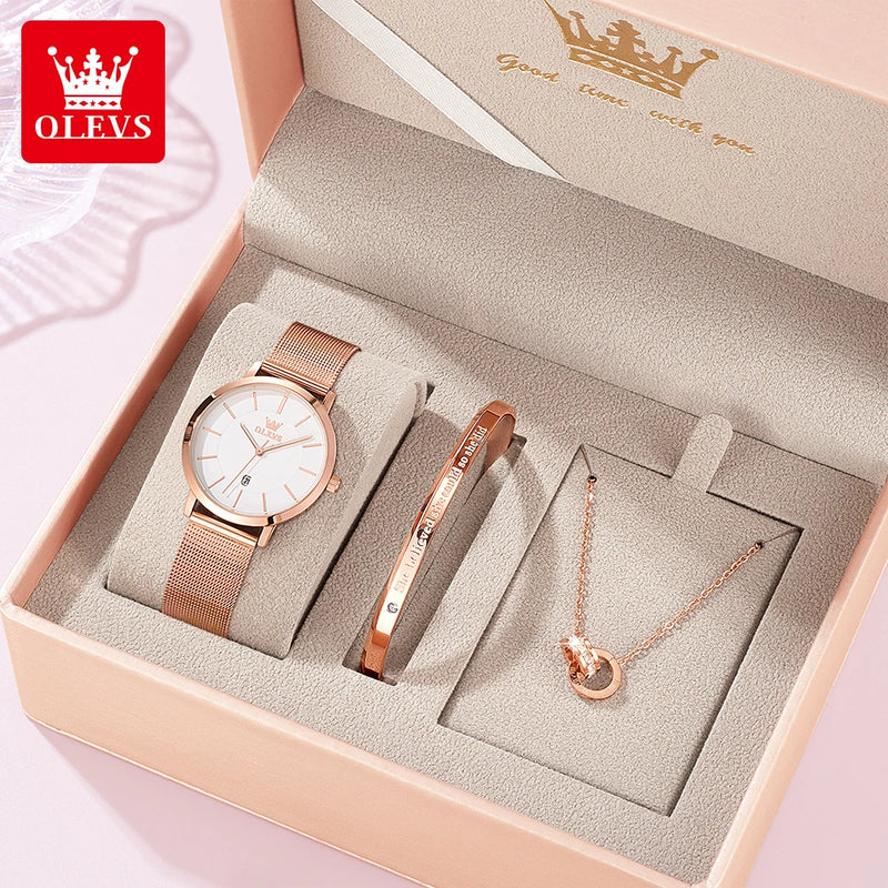 OLEVS Woman Watch 5869 - Olevs - Embellish Gold Jewelry & Diamond