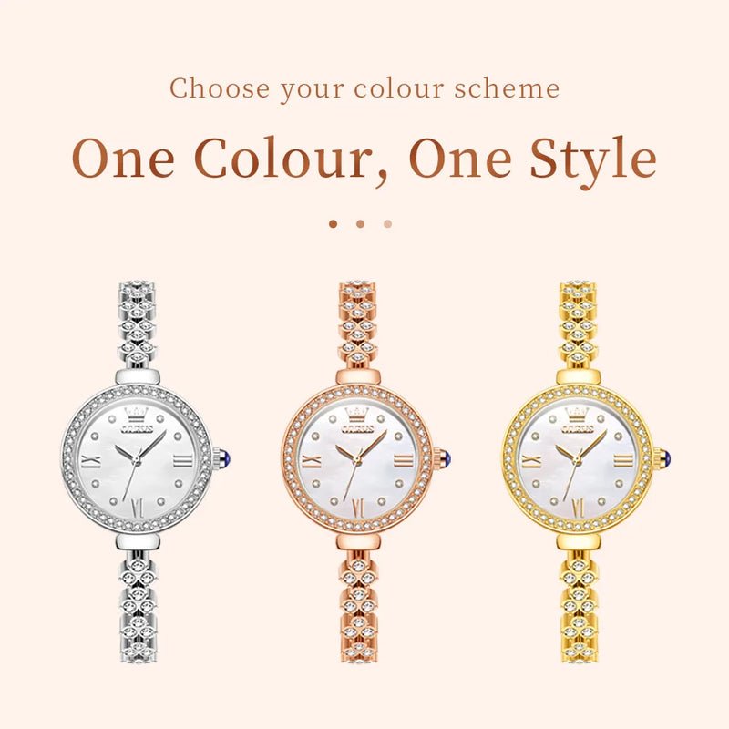 OLEVS 9903 Women Watches - Olevs - Embellish Gold Jewelry & Diamond