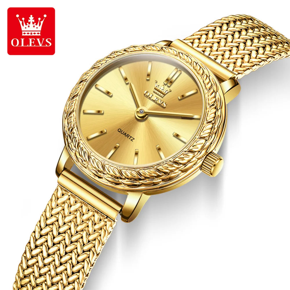 OLEVS New Women Bracelet Watch - Olevs - Embellish Gold Jewelry & Diamond