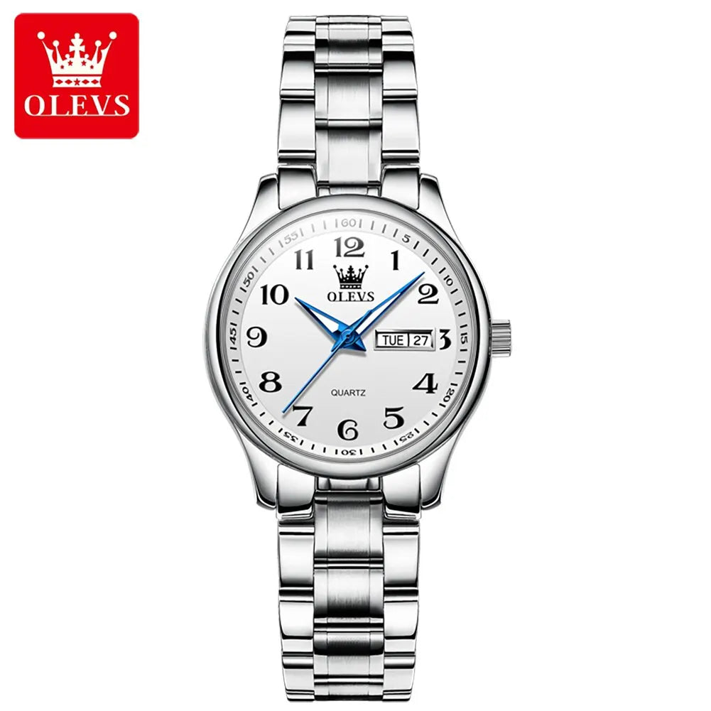 OLEVS Luxury Quartz Watch for Women - Olevs - Embellish Gold Jewelry & Diamond