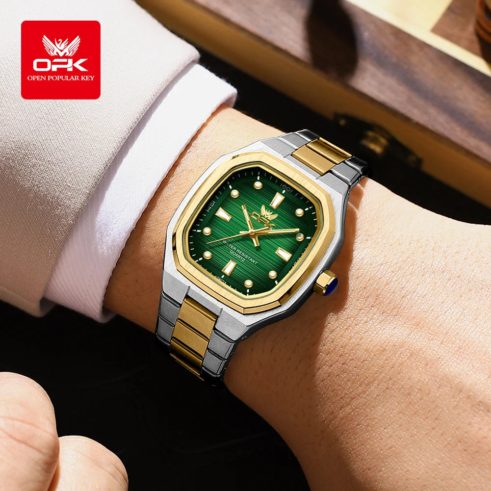 OPK 6044 Original Men Watches - Olevs - Embellish Gold Jewelry & Diamond