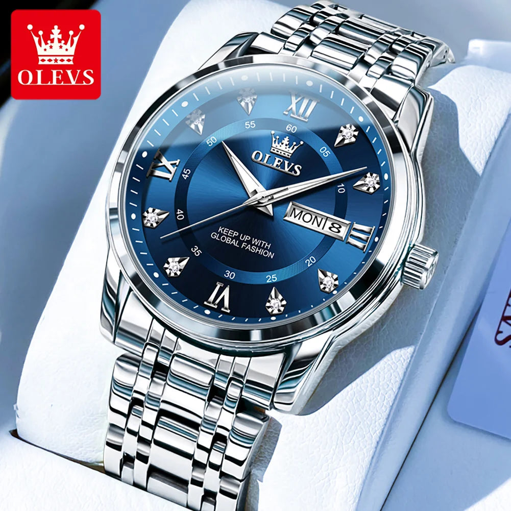 OLEVS 5513 Man Watch - Olevs - Embellish Gold Jewelry & Diamond