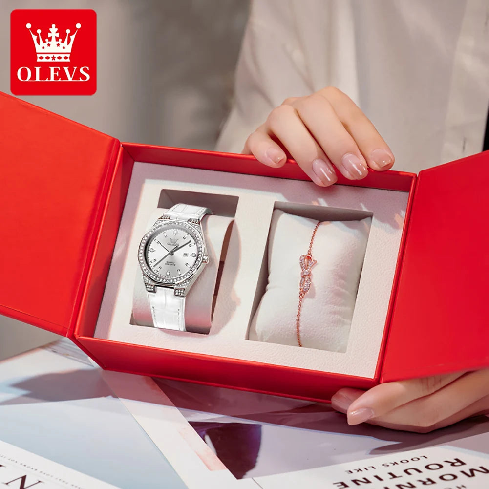 OLEVS Original Women's Watches - Olevs - Embellish Gold Jewelry & Diamond