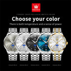OLEVS Moon Phase men's watches