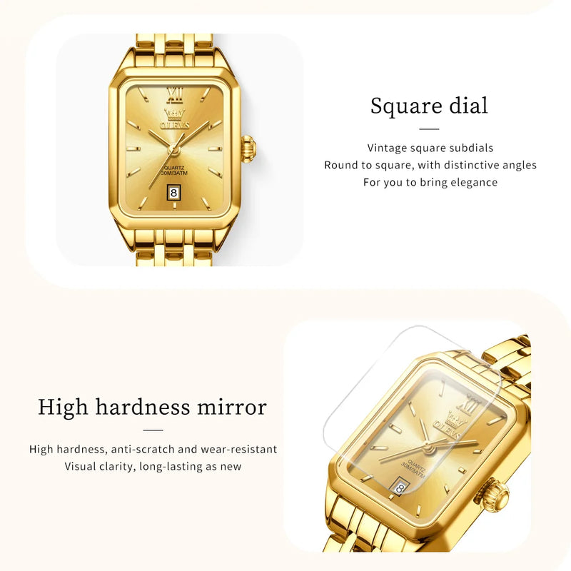 OLEVS Luxury Top Brand Women's Watches - Olevs - Embellish Gold Jewelry & Diamond