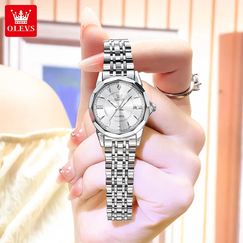 OLEVS 9977 Women Watch - Olevs - Embellish Gold Jewelry & Diamond