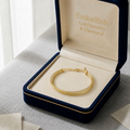 18k Gold Strings Bangle