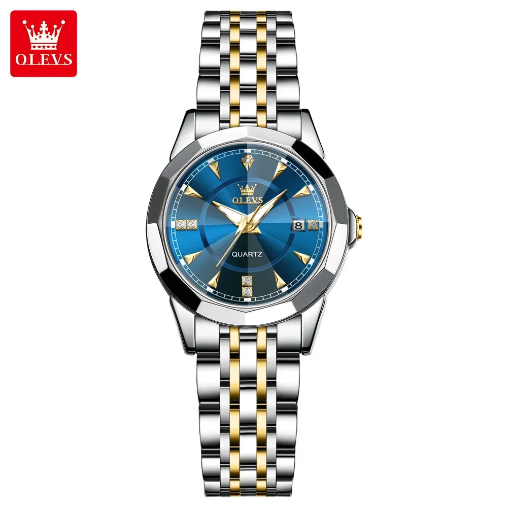 OLEVS 9977 Women's Quartz Watch - Olevs - Embellish Gold Jewelry & Diamond