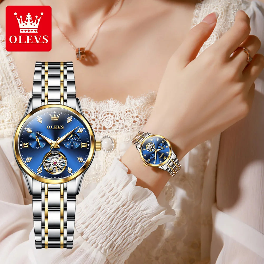 OLEVS 6608 Womens Watch - Olevs - Embellish Gold Jewelry & Diamond