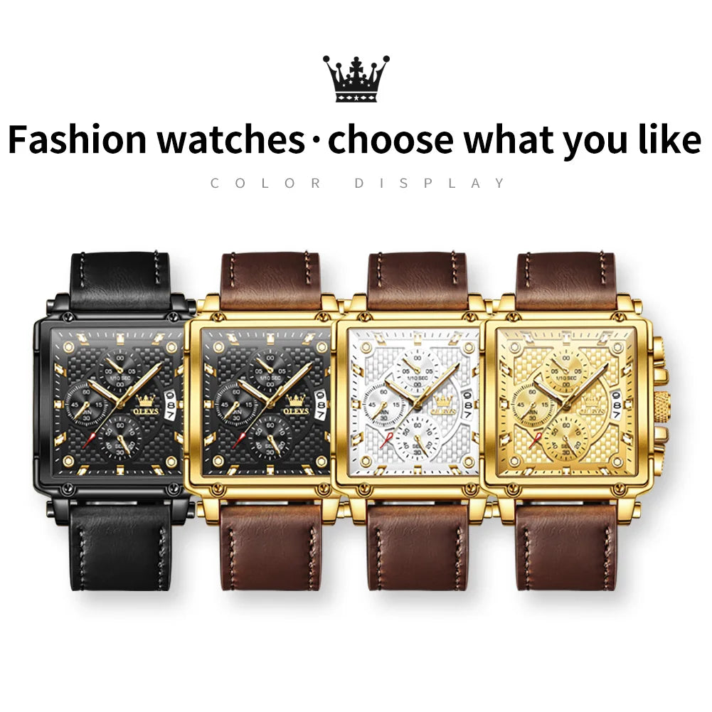 OLEVS brand mens watches - Olevs - Embellish Gold Jewelry & Diamond