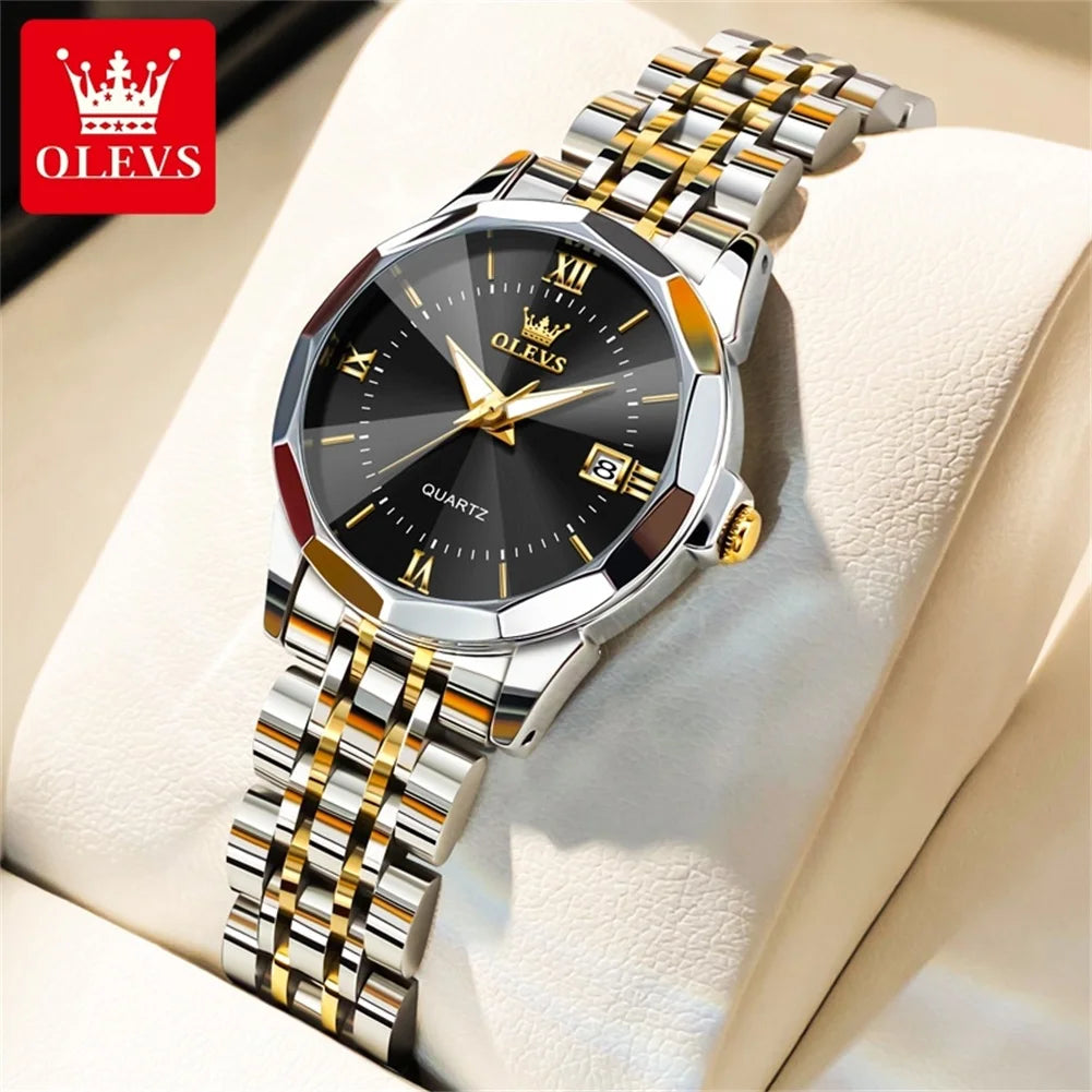 OLEVS 9989 Women Watch - Olevs - Embellish Gold Jewelry & Diamond